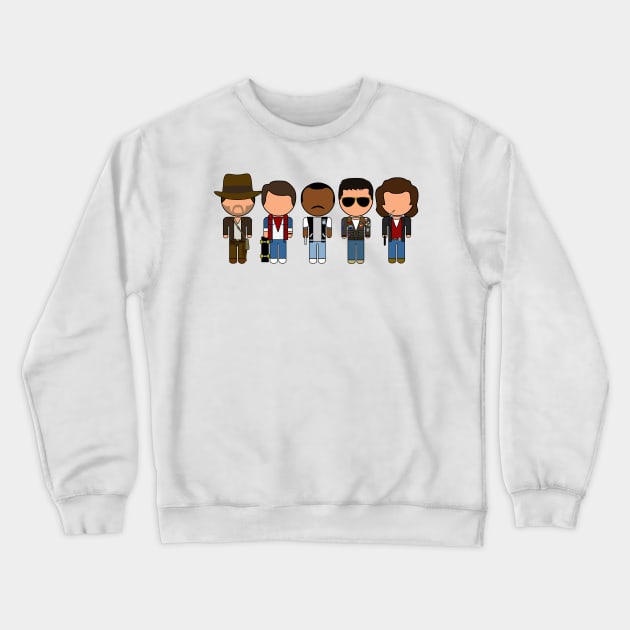 80s Movie Icons - "Vector-Eds" Crewneck Sweatshirt by TwistedKoala